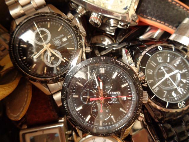 大量ジャンク セイコー、カシオ、シチズン他 機械式、クォーツ 約125本
