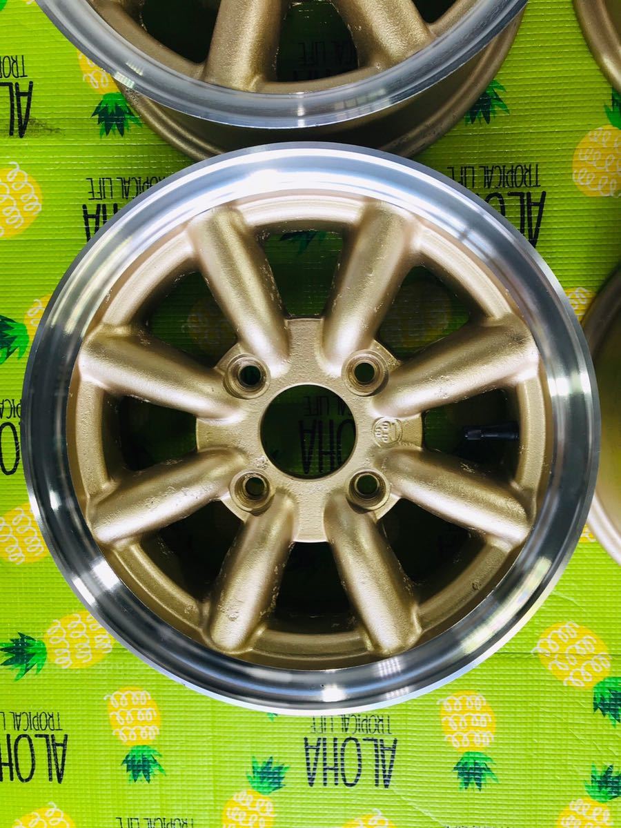 ワタナベ 13インチ 中古アルミホイール 4本 : 13インチの通販 レア 2本