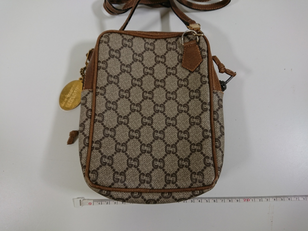 GUCCI PLUS グッチプラス オールドグッチ ショルダーバッグ ジャンク