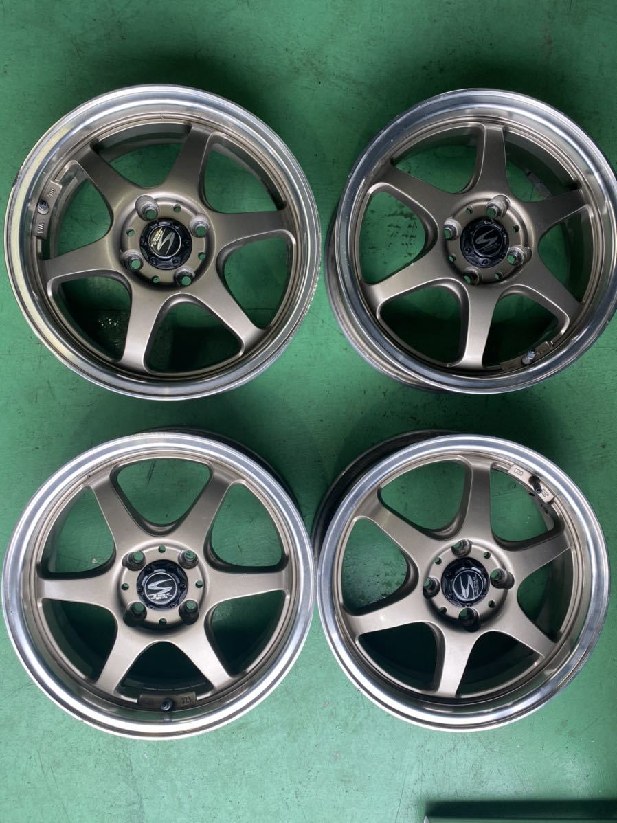 数量限定，SALE S-HOLD エスホールド アルミホイール 15インチ 5J 4穴 4本セット(社外品)｜売買されたオークション情報、yahooの商品情報をアーカイブ公開 - オークファン 4穴