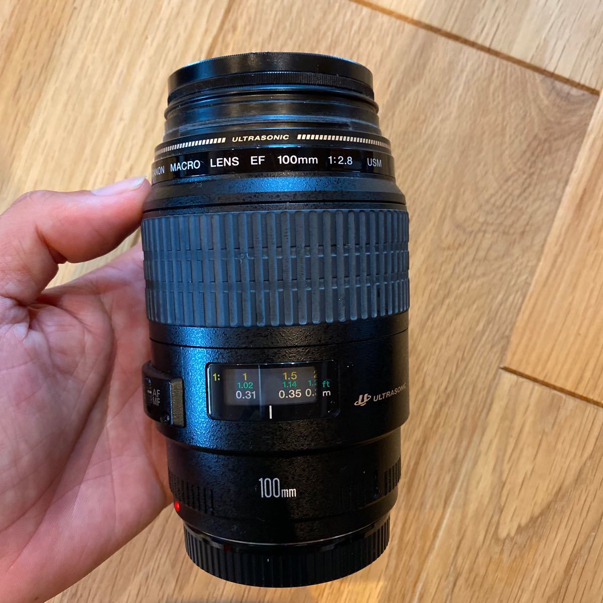Canon マクロ EF 100mm 1:2.8 usm ,レンズキャップがありません 【公式