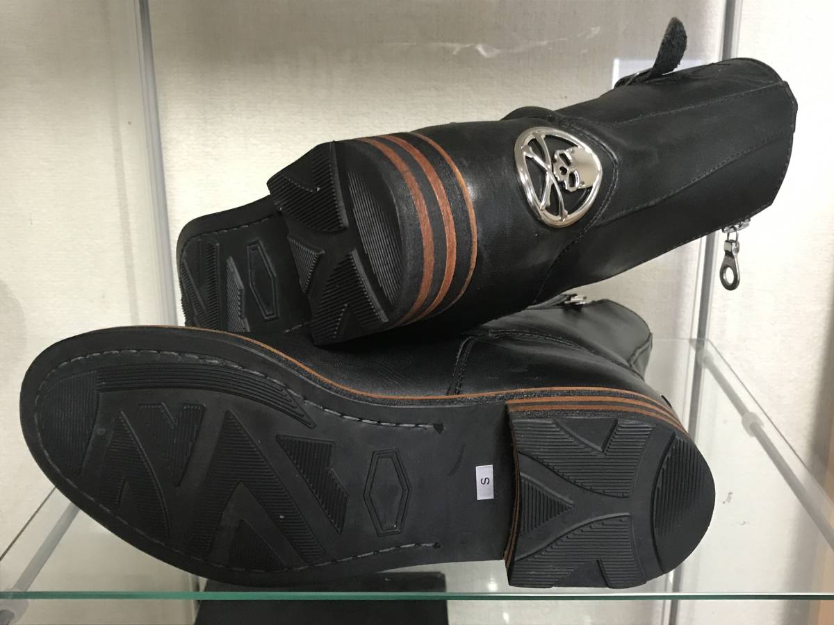 新品同様 mastermind JAPAN マスターマインド ジャパン レザー 