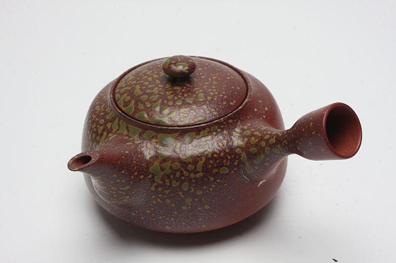 新作入荷，大人気】 【煎茶道具】佐渡無名異焼/国三窯/煎茶セット/急須