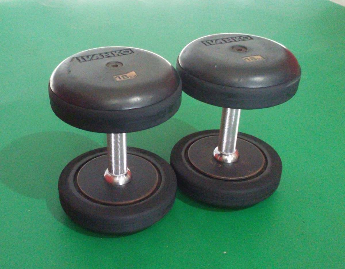 IVANKO(イヴァンコ) SDKR セットダンベル(ラバー) 18×2 IVANKO(イヴァンコ) SDKR セットダンベル(ラバー) 18×2公式認定ストア