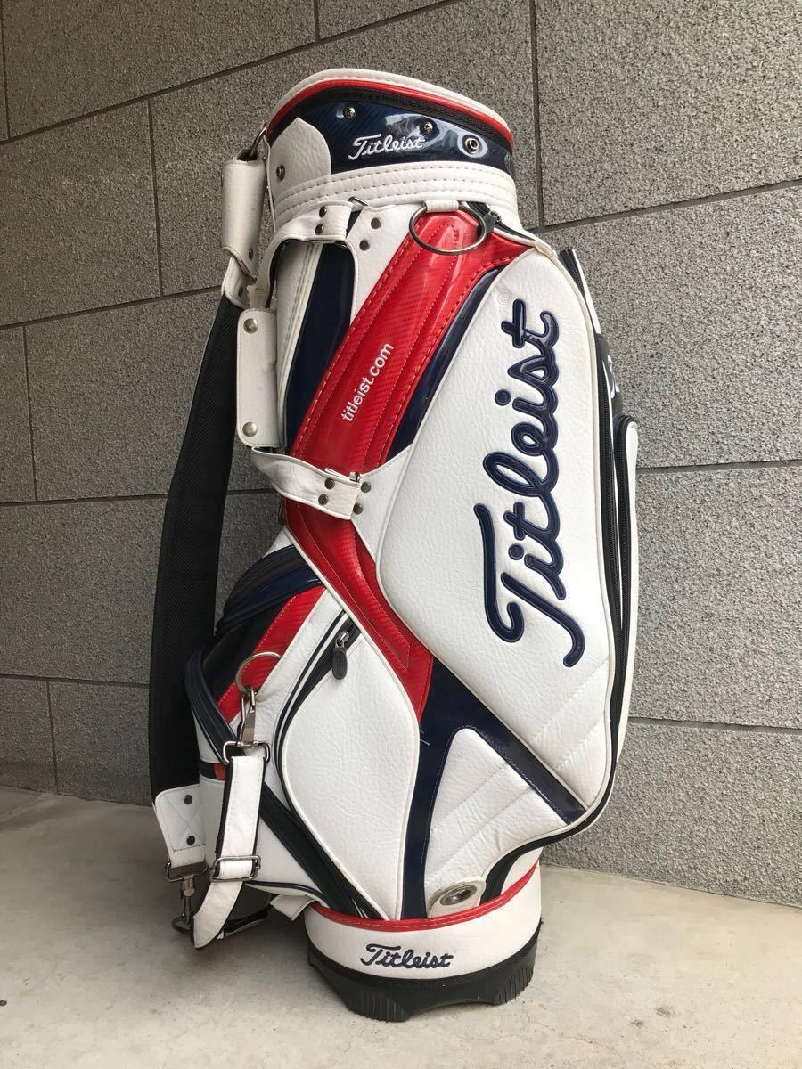 タイトリスト TITLEIST CB020. キャディバッグ 3点式 9型 5分割 トリコロール_1