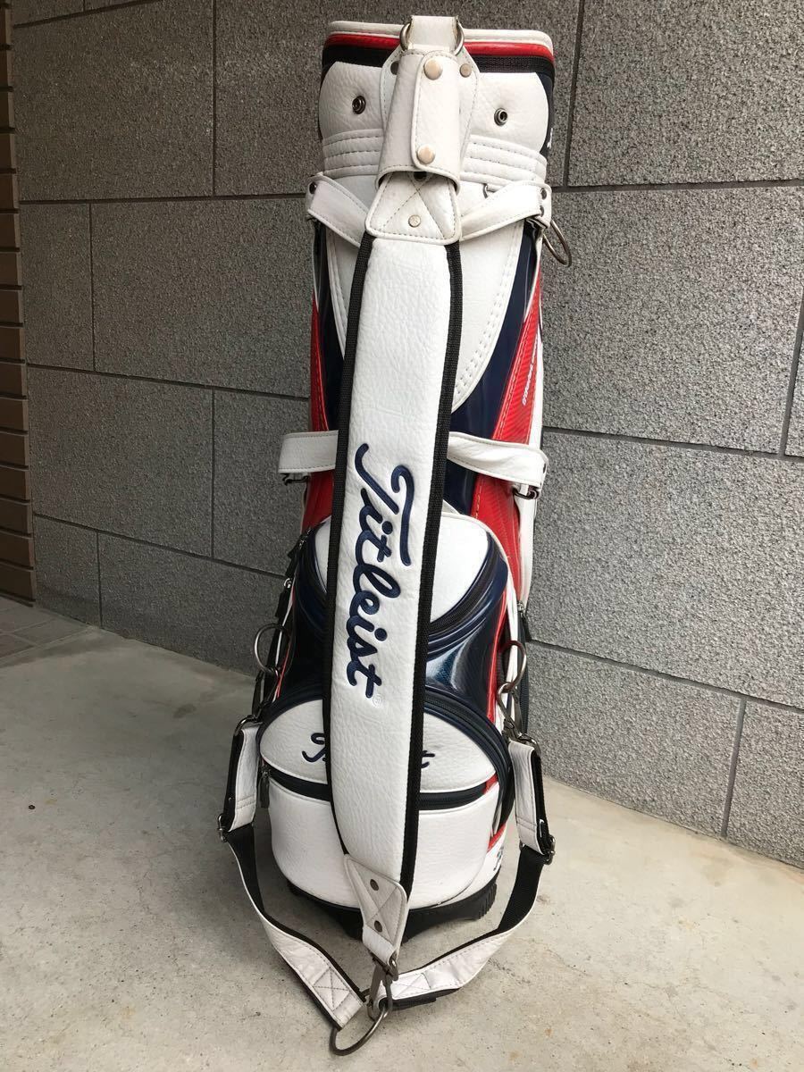 タイトリスト TITLEIST CB020. キャディバッグ 3点式 9型 5分割 トリコロール_2