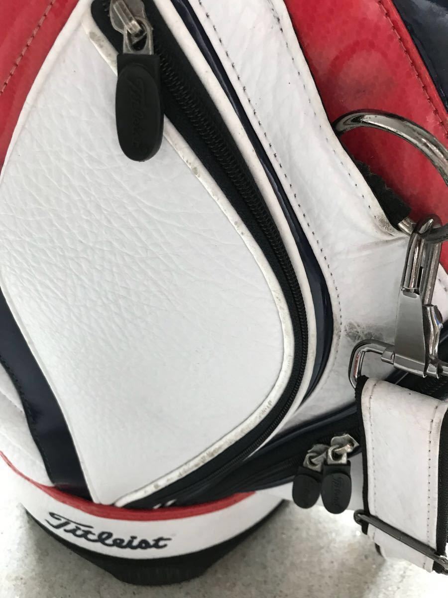 タイトリスト TITLEIST CB020. キャディバッグ 3点式 9型 5分割 トリコロール_5