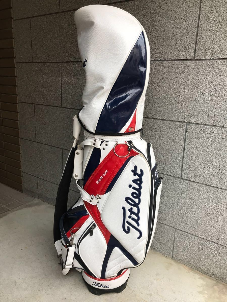 タイトリスト TITLEIST CB020. キャディバッグ 3点式 9型 5分割 トリコロール_6