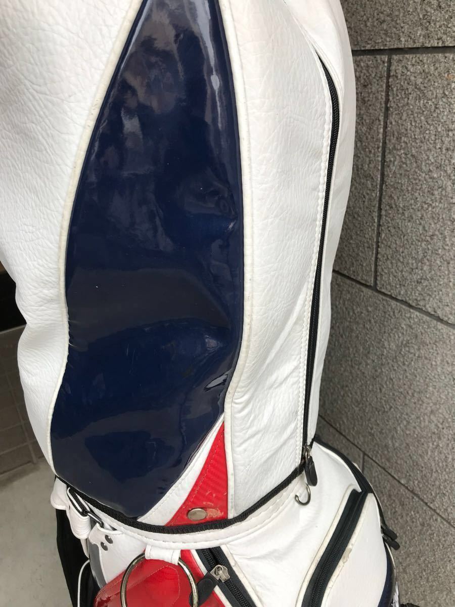 タイトリスト TITLEIST CB020. キャディバッグ 3点式 9型 5分割 トリコロール_7