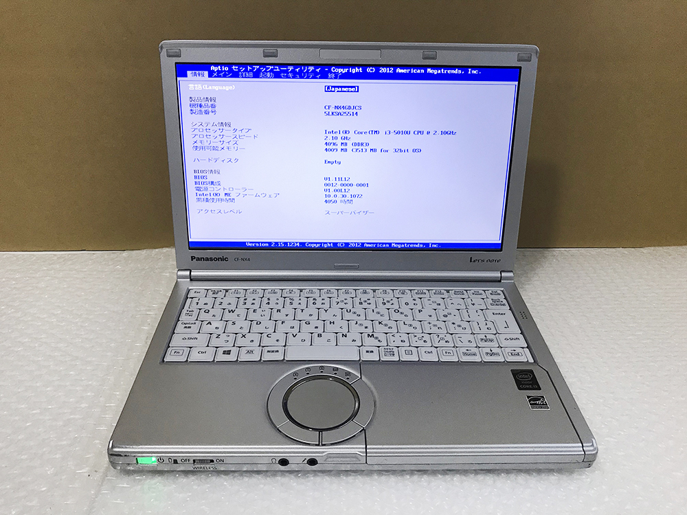 Let's note Core i5 NX4 ジャンク☆Panasonic ⁄ Panasonic CF-NX4HDNCS