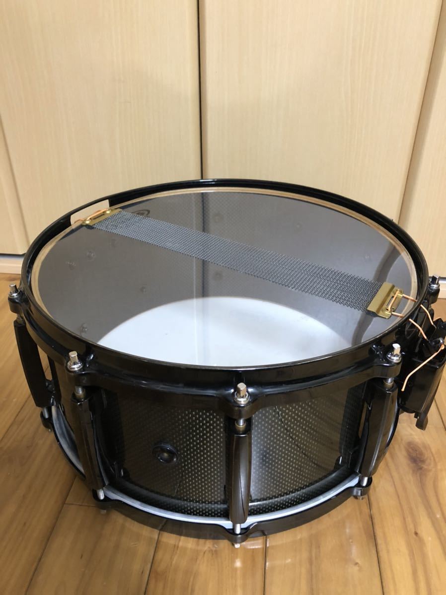【廃盤サイズ】pearl carbonply maple cmn1465s/b パール　カーボンプライメイプル　スネア　14×6.5 Maple Carbonply PEARL \u2022 CMN1465S&frasl;B〈パール 楽器