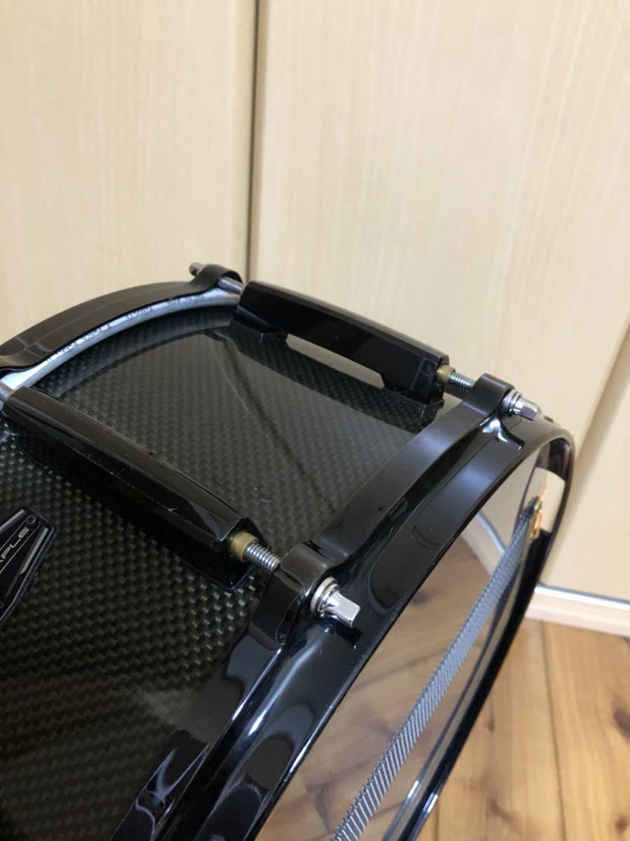 【廃盤サイズ】pearl carbonply maple cmn1465s/b パール　カーボンプライメイプル　スネア　14×6.5 Maple Carbonply PEARL \u2022 CMN1465S&frasl;B〈パール 楽器