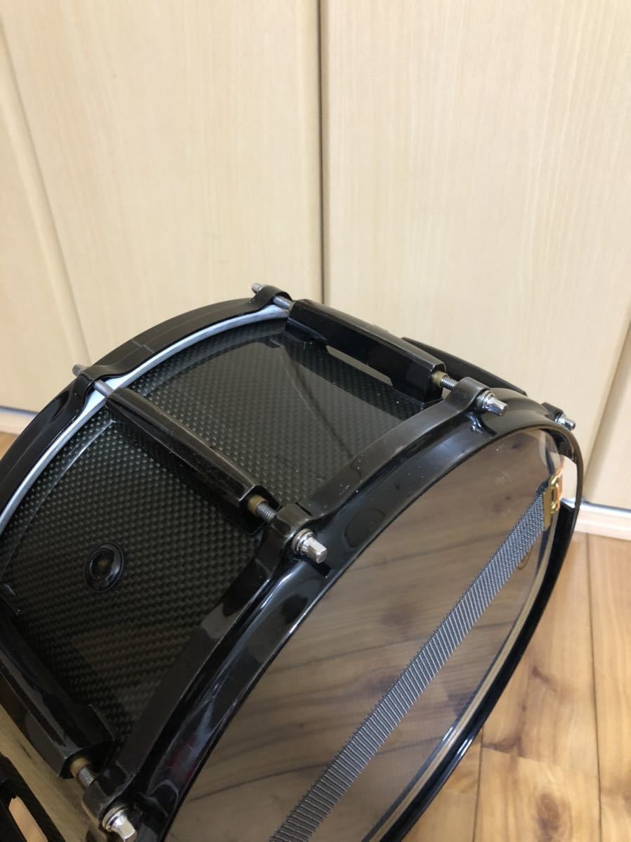 【廃盤サイズ】pearl carbonply maple cmn1465s/b パール　カーボンプライメイプル　スネア　14×6.5 Maple Carbonply PEARL \u2022 CMN1465S&frasl;B〈パール 楽器
