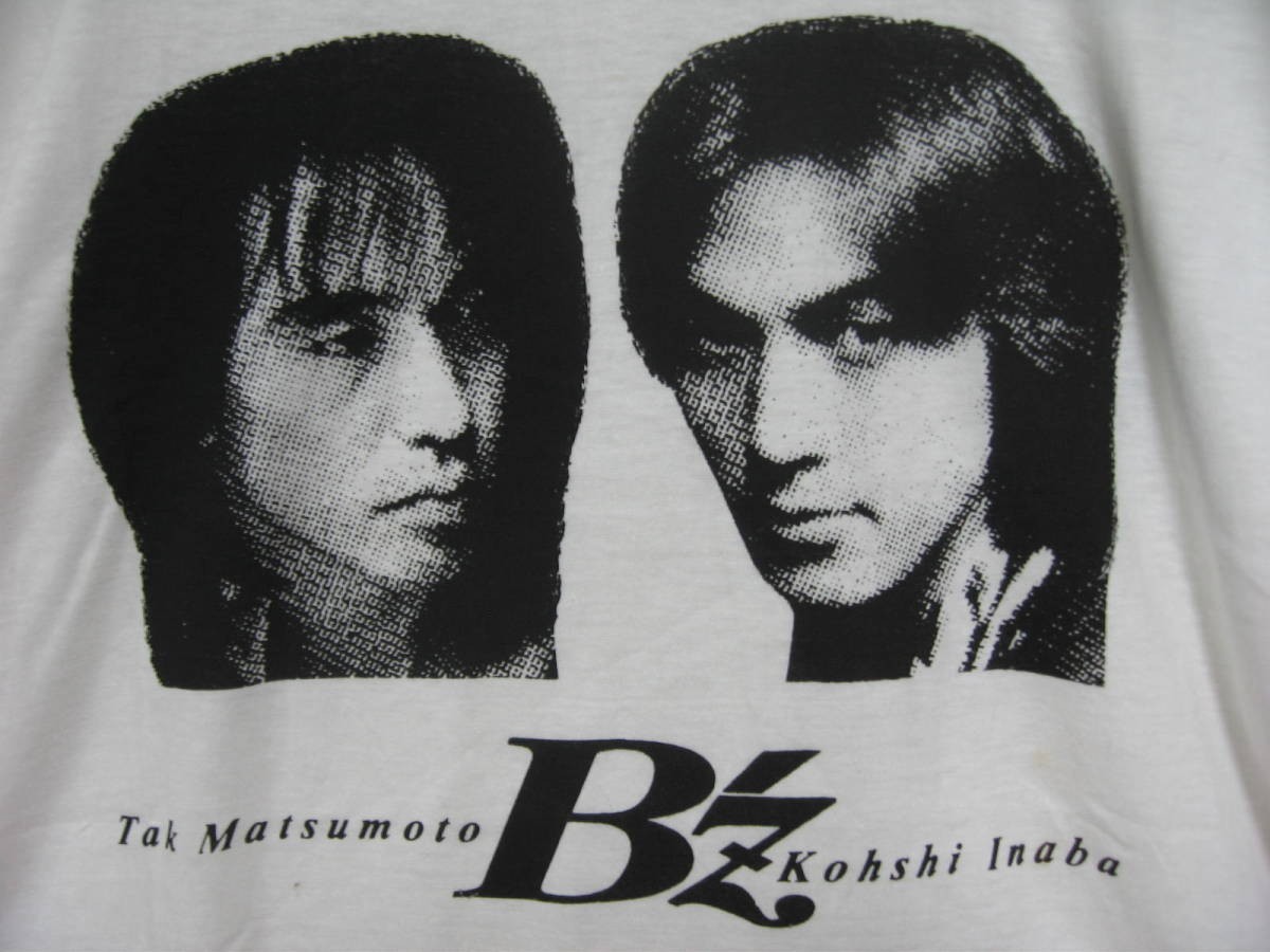 B'z 松本孝弘　稲葉浩志　シャツ　レア　L B'z Tak Matsumoto Kohshi Inaba Tee size L 松本孝弘 稲葉浩志 T