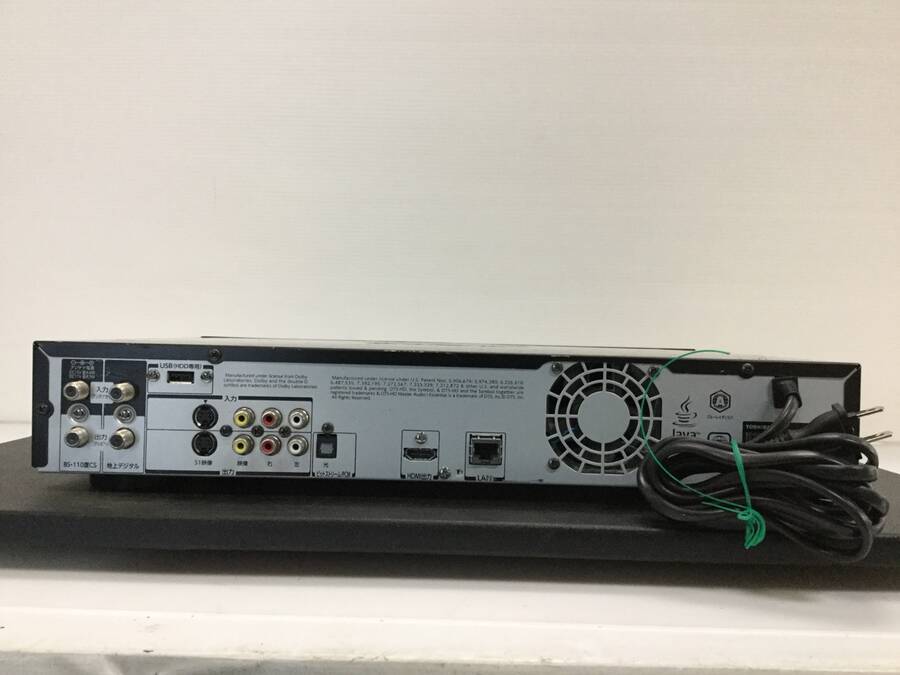 TOSHIBA REGZA BD/DVDレコーダー DBR-Z160 3D対応 TOSHIBA REGZA DBR-Z160 HDD/BDレコーダー○現状品