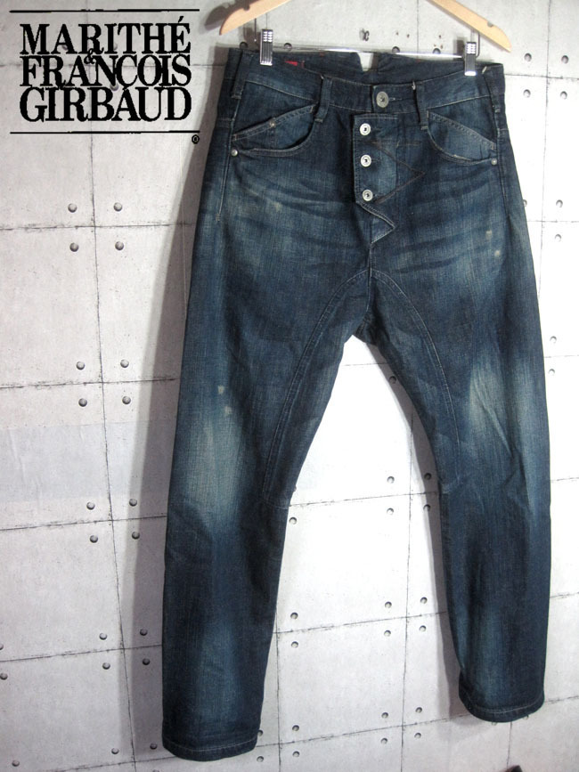 Marithe Francois Girbaudマリテフランソワジルボー M7 1505 ソフト サルエルデニムパンツm ジーンズ メンズ 男性用 売買されたオークション情報 Yahooの商品情報をアーカイブ公開 オークファン Aucfan Com