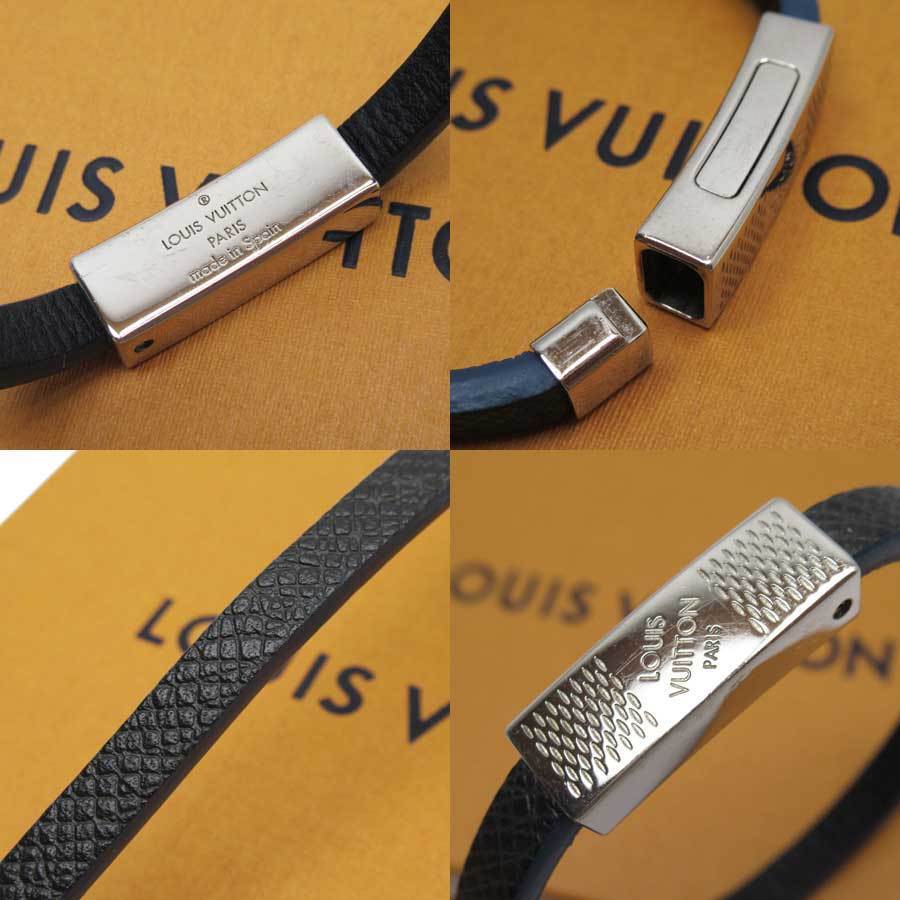 美品 ルイヴィトン タイガレザー リバーシブル レザーブレスレット LOUIS VUITTON ルイヴィトン ブレスレット タイガ ブラスレ・エジット