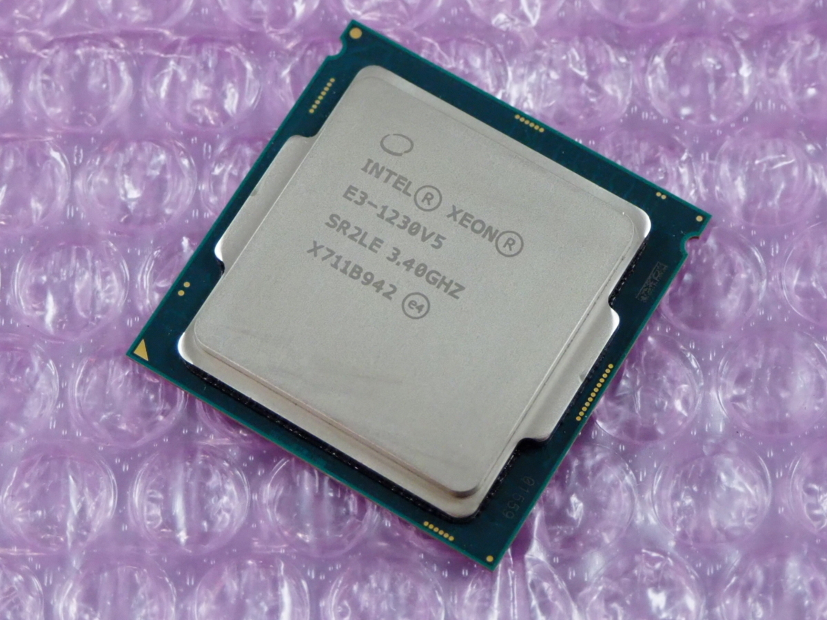 【100%新品，本物保証】 2 Intel XEON E3-1230 V5 3.40GHz / SR2LE FCLGA1151(Xeon)｜売買されたオークション情報、yahooの商品情報をアーカイブ公開 - オークファン Xeon