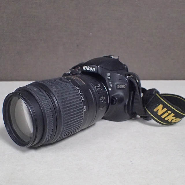 定番，大得価 Nikon ニコン デジタル一眼レフカメラ D5100 レンズ AF-S DX NIKKOR 55-300mm f/4.5-5.6G ED付き 動作未確認 ジャンク 20(ニコン)｜売買されたオークション情報、yahooの商品情報をアーカイブ公開 - オークフ ニコン