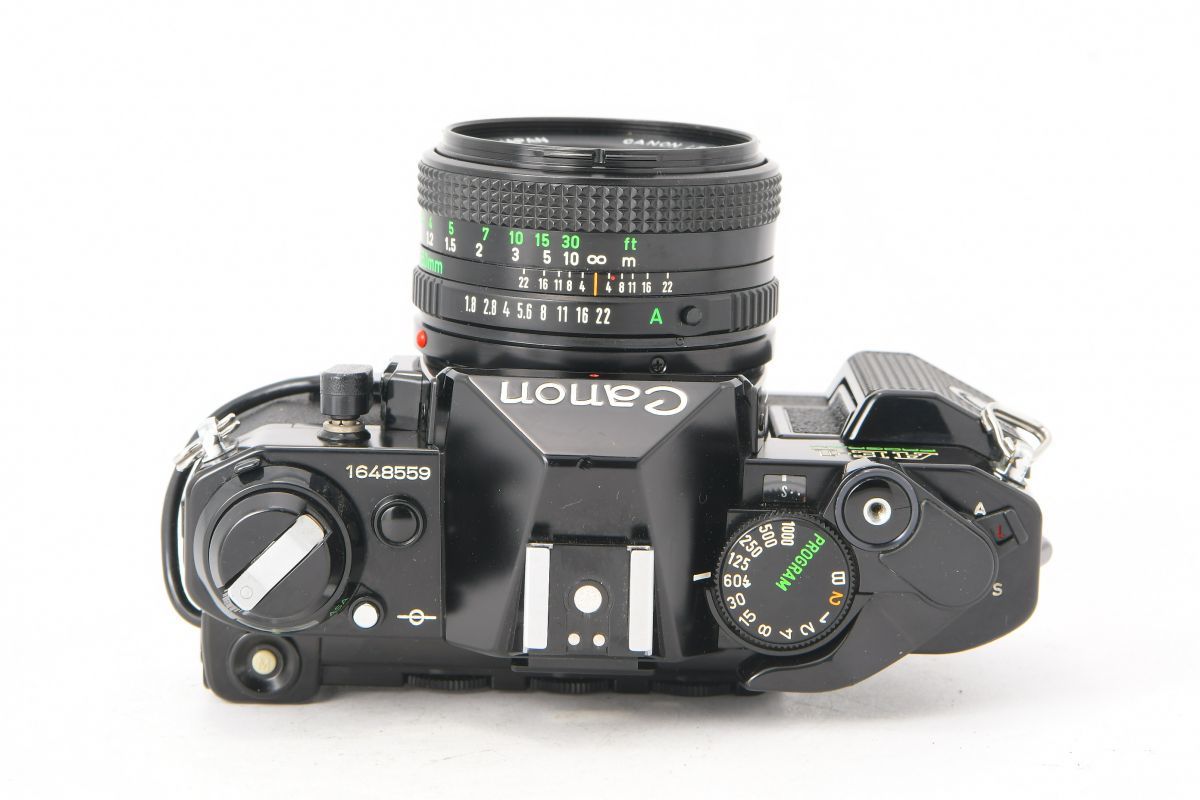 00349 ◇ Canon キヤノン AE-1P PROGRAM + New FD 50mm F1.8 MF一眼