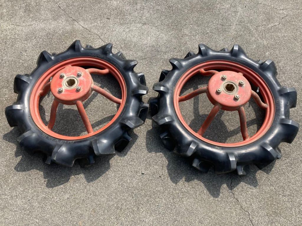 タイヤ 耕運機 水田車輪 4.00-19 OHTSU 管理機 4PR （ OHTU ⁄4.00-19 