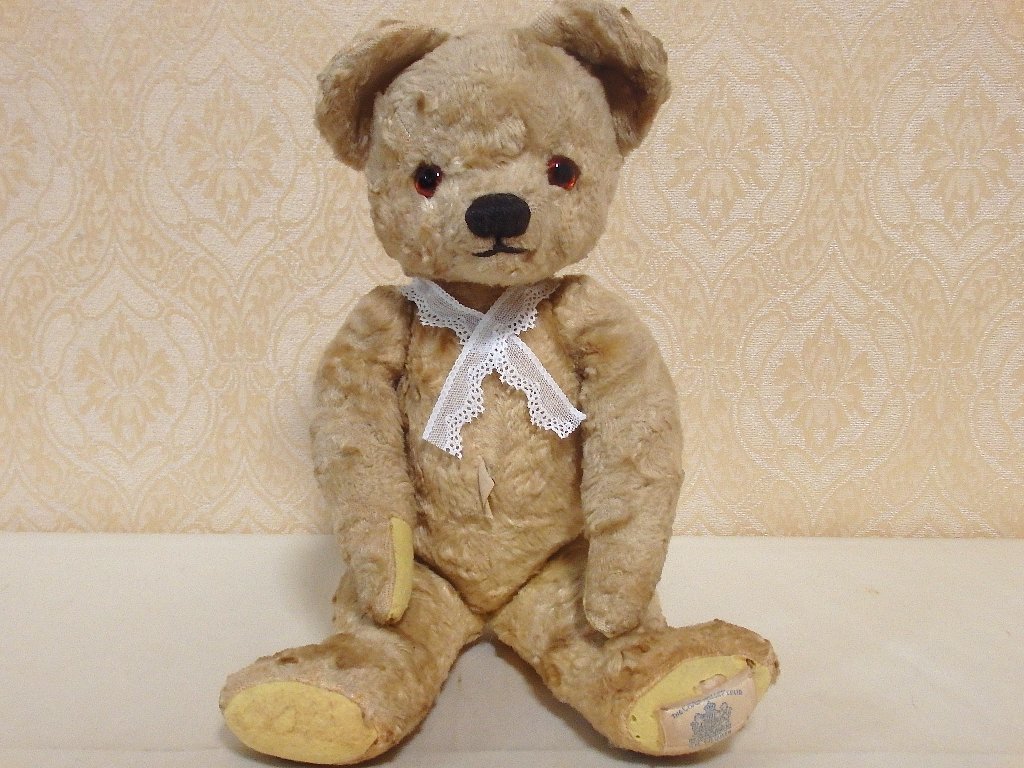 ❤️チャドバレー❤️1950年代　アンティークテディベア　イギリスアンティークベア チャドバレー・ベア イギリス1953年〜 ＊ チャド・ヴァレー社 ＊ Chad