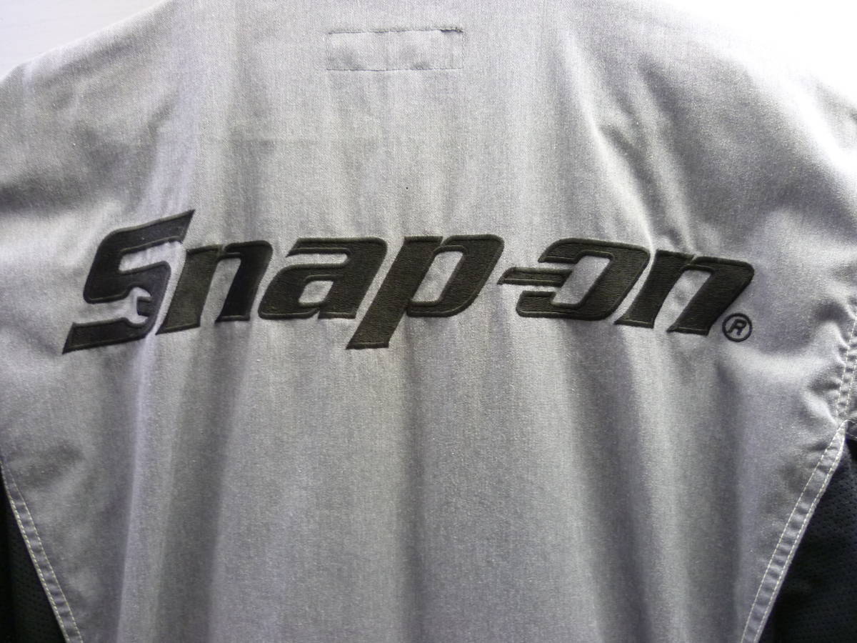 スナップオン Snap-on 半袖 メカニック 作業着 ツナギ 美中古 サイズXL