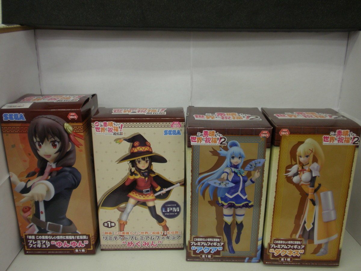 定番，人気SALE pp8166 同梱不可 この素晴らしい世界に祝福を プライズ4点まとめ めぐみん ダクネス アクア ゆんゆん(その他)｜売買されたオークション情報、yahooの商品情報をアーカイブ公開 - オークファン その他
