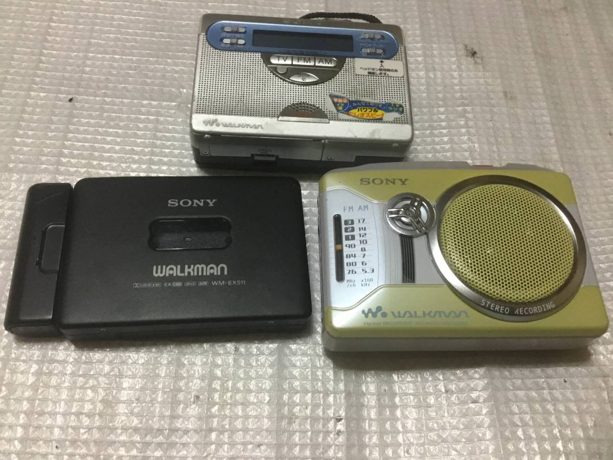 SONY ポータブルカセットプレーヤー ※経年のため、保証なし カセット