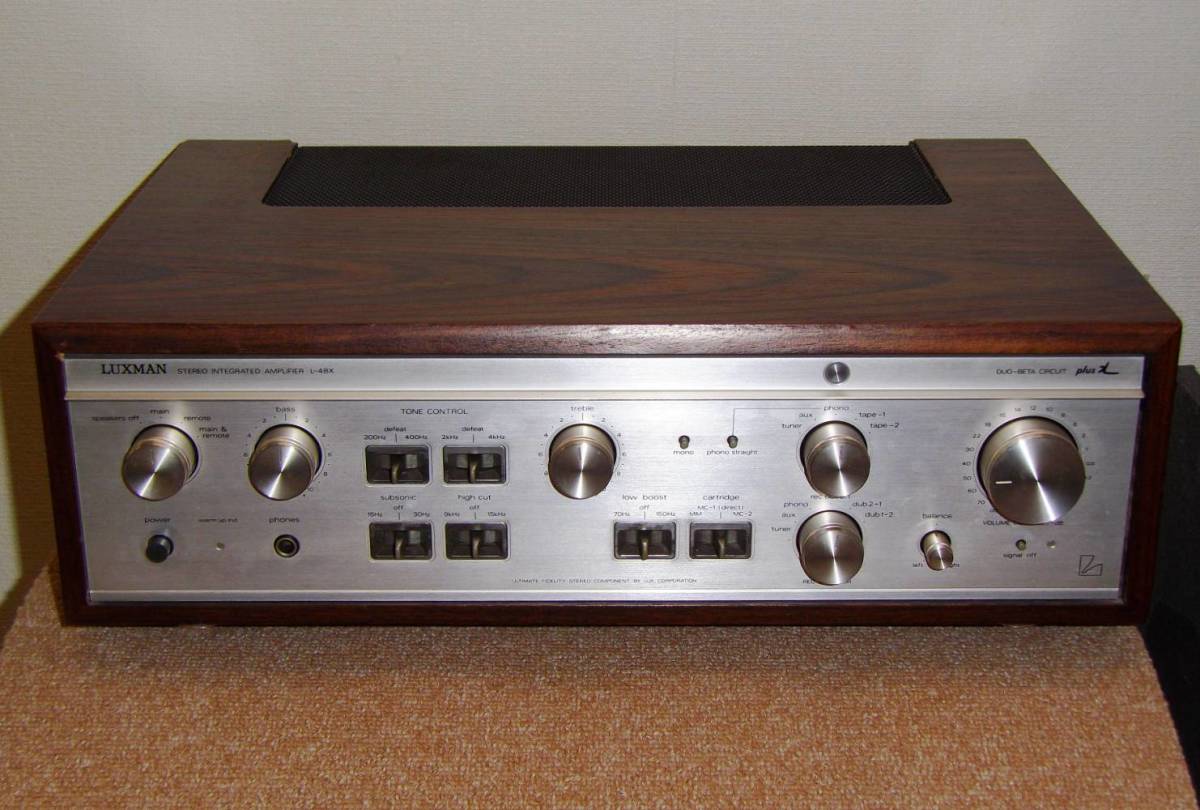 少量生産 【 LUXMAN L-48X 】 ラックスマン プリメインアンプ