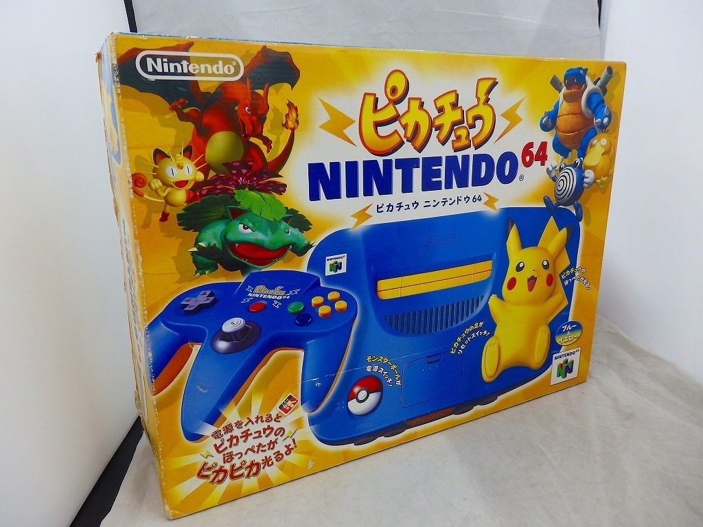 ニンテンドー Nintendo ピカチュウNINTENDO64 ブルー&イエロー NUS-S