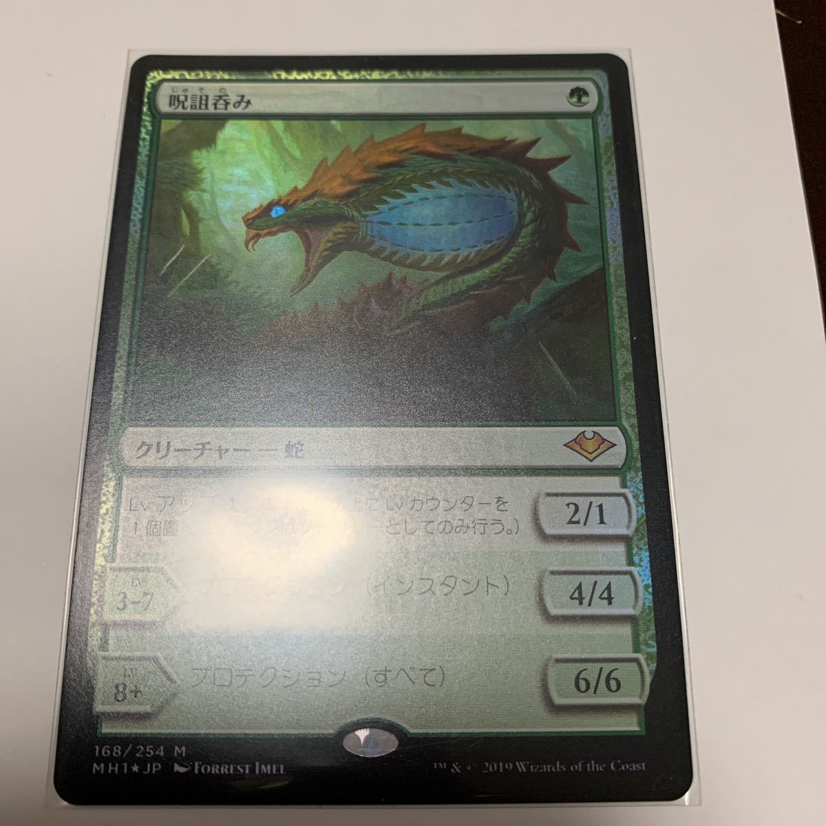 美品 即決 最安値】呪詛呑み foil 日本語 マジック：ザ・ギャザリング