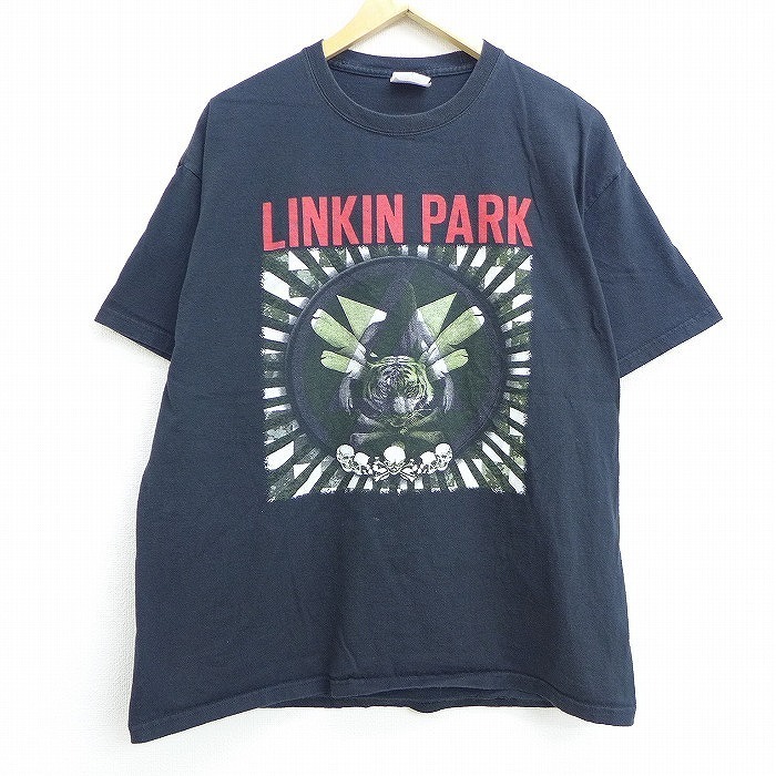 XL 古着 半袖 ロック バンド Tシャツ ヘインズ リンキンパーク