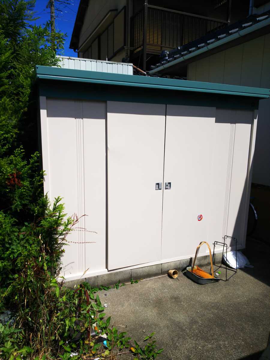 イナバ物置き 物置き 倉庫 器具 保管 物置 小屋(スチール)｜売買された 