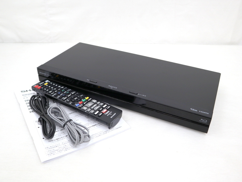 テレビ・映像機器 SHARP ブルーレイレコーダー 2B-C10BW1 2019年製
