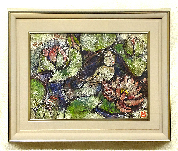 真作】木村立嶺 肉筆絹本 花鳥図 掛軸／日本画家 東京 師・立峯 書画