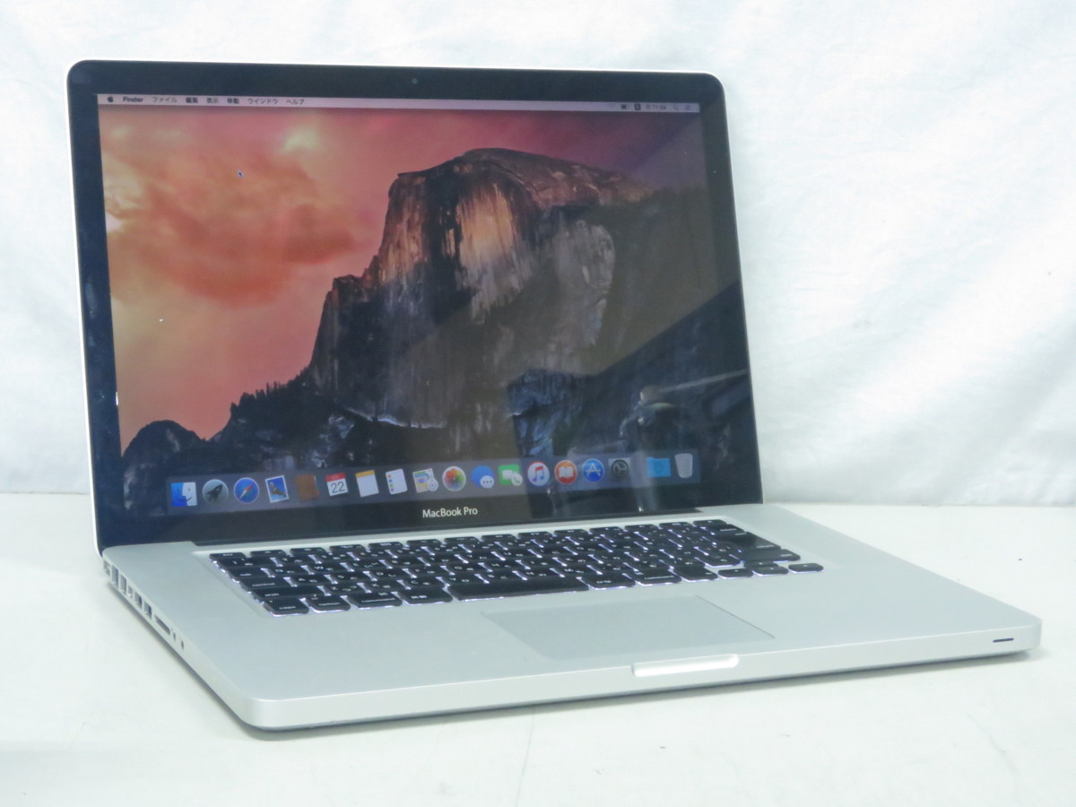新品，大人気 Apple MacBookPro Late2011 A1286 Core i7 2.20GHz 4GB SSD60GB 15.4inch 無線 OS X Yosemite 10.10.5 1(MacBook Pro)｜売買されたオークション情報、yahooの商品情報をアーカイブ公開 - オークファン MacBook Pro