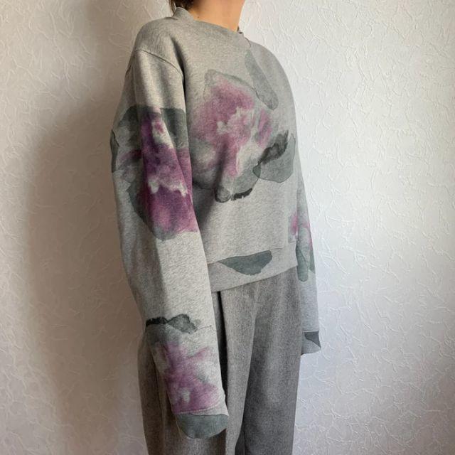 □完売 ACNE flower Bird Print スウェット S アクネ