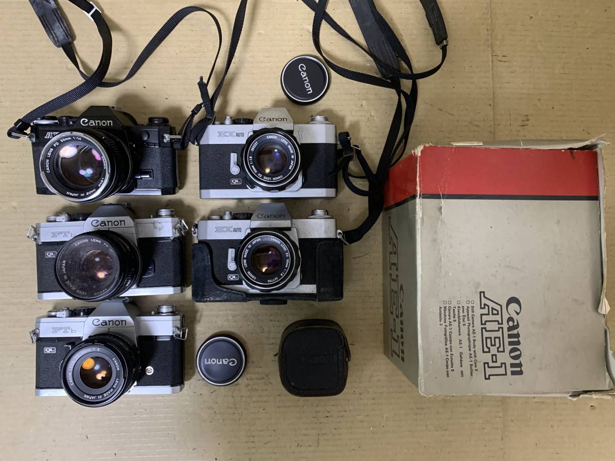 Canon AE-1 – 50mm FD Program 1:1.8 Camera PROGRAM to Hard lens with f⁄