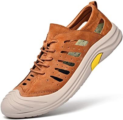 カジュアルシューズ メンズ 蒸れない スニーカー 本革 スポーツサンダル ウォーキング ブラウン 26cm 26 0cm 売買されたオークション情報 Yahooの商品情報をアーカイブ公開 オークファン Aucfan Com