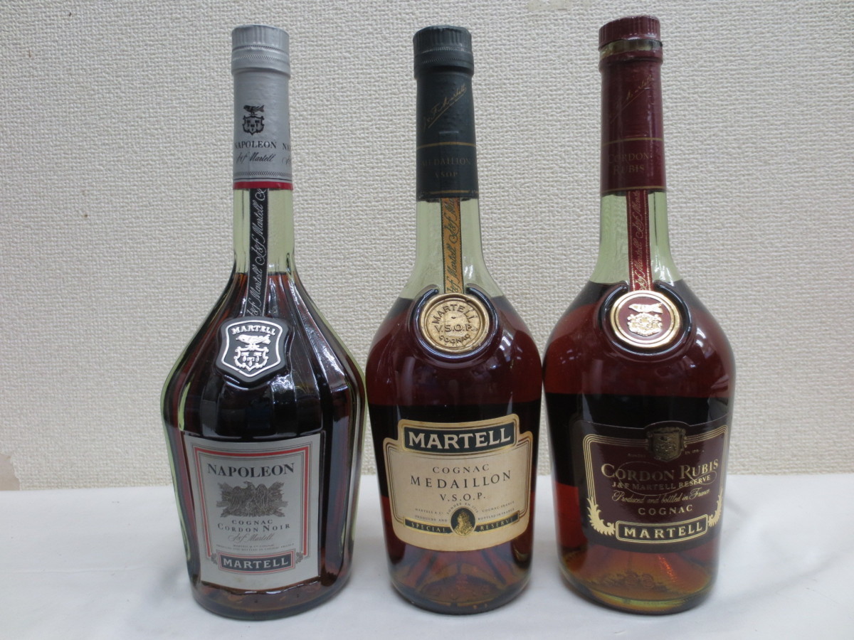 2026，セール ブランデー マーテル MARTELL ナポレオン メダリオン VSOP コルドンルビー コニャック COGNAC 700ml/40％ 3本 セット 古酒(レミーマルタン)｜売買されたオークション情報、yahooの商品情報をアーカイ コニャック