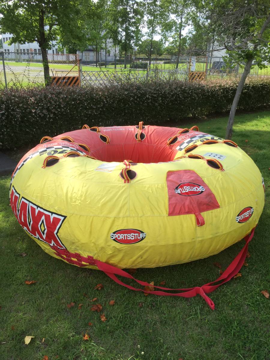 【セール，送料無料】 トーイングチューブ ウォタートーイ 超 巨大 ８人乗りチューブ SPORTS STUFF MAXX 270(水上オートバイ用)｜売買されたオークション情報、yahooの商品情報をアーカイブ公開 - オークファン 水上オートバイ用