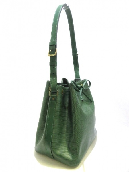 ルイヴィトン LOUIS VUITTON ショルダーバッグ M44104 プチ・ノエ レザー（LVロゴの刻印入り） ボルネオグリーン AR0917 バッグ エピ
