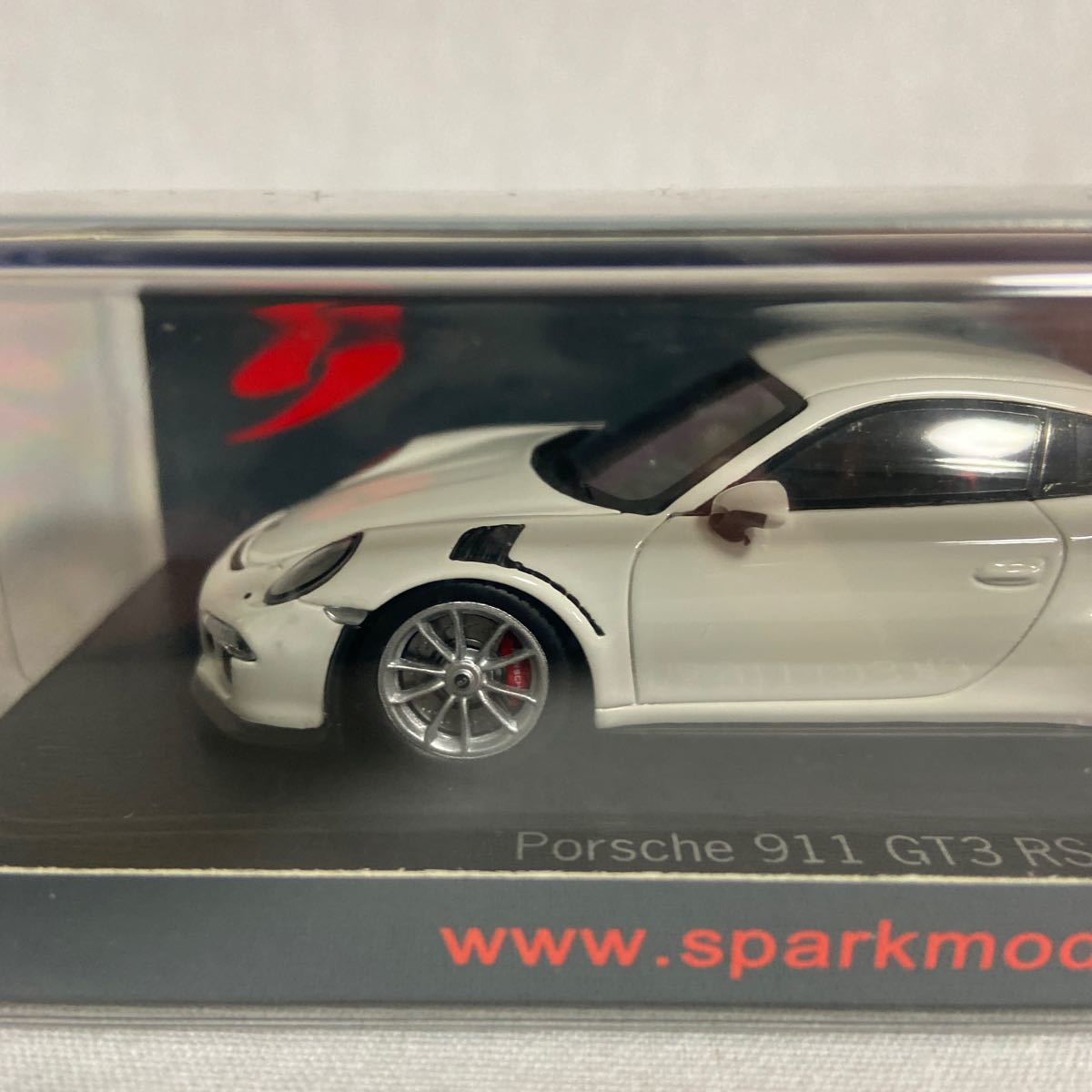 GT3 0 ⁄ White car Spark 1/43 Porsche 911 GT3 RS 2016 スパーク