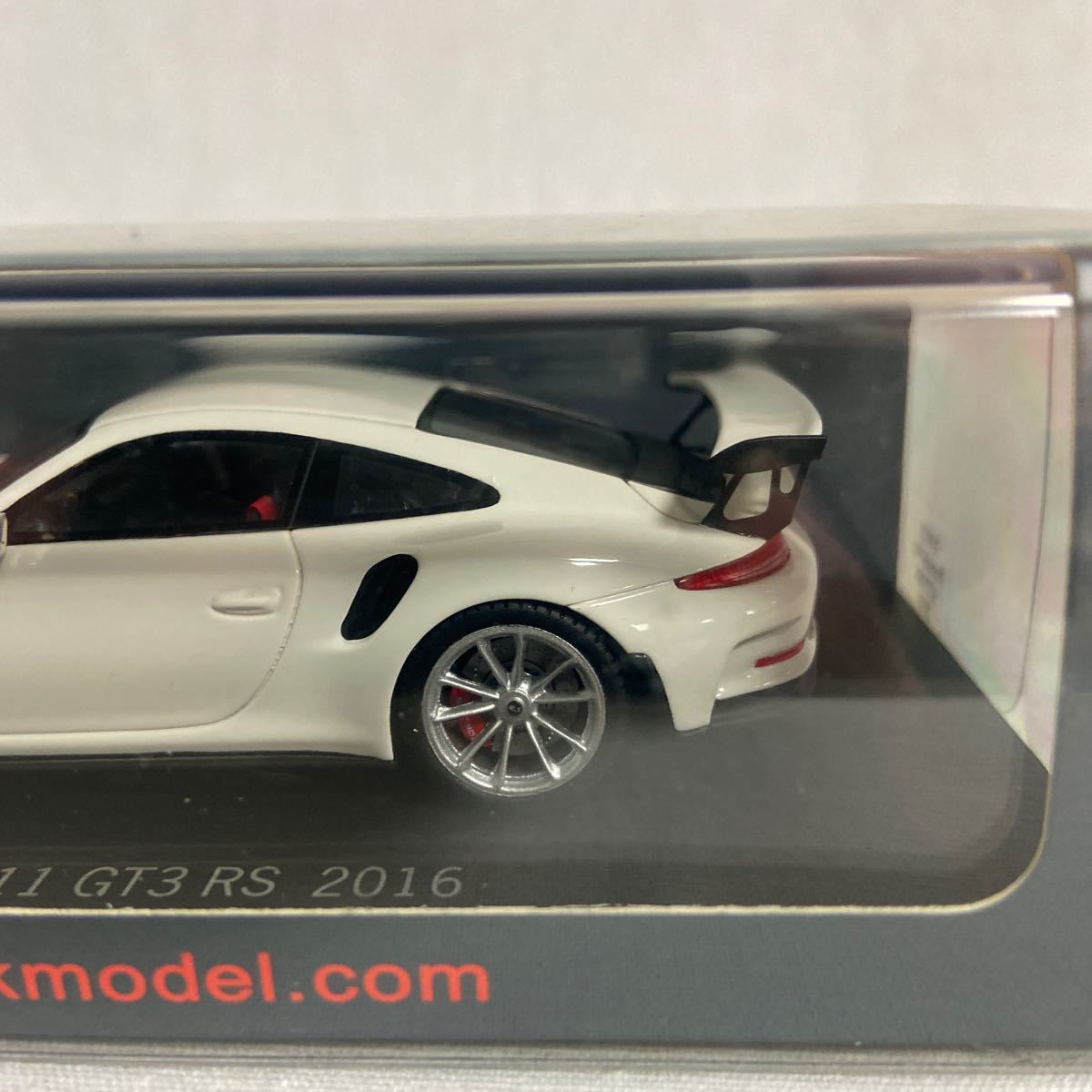 GT3 0 ⁄ White car Spark 1/43 Porsche 911 GT3 RS 2016 スパーク