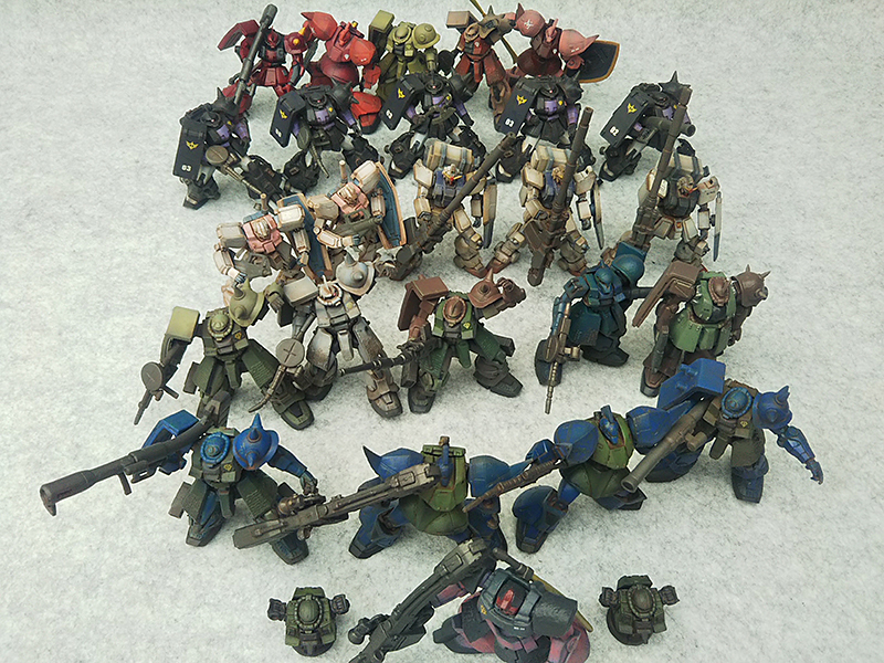 アルティメットオペレーション改セットB】FWガンダムフィギュア
