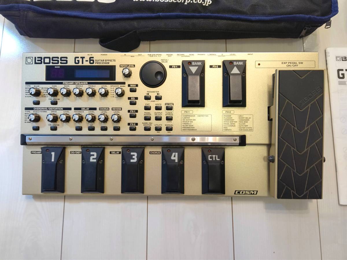 BOSS マルチエフェクター GT-6 | GT-10 GT-1 中古BOSS ギター用