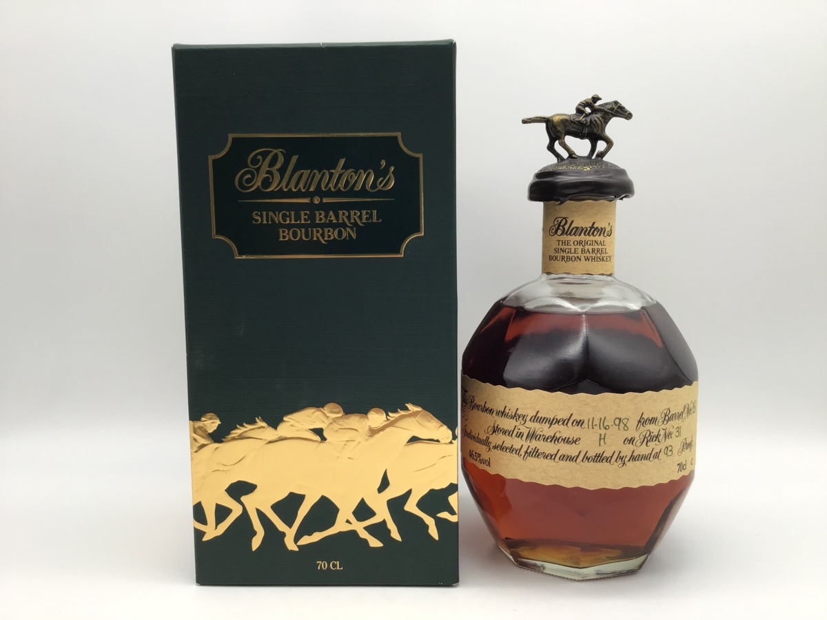 安い，人気SALE Blanton's ブラントン ウイスキー バーボン 750ml 46.5％ 箱付 巾着付 未開栓 古酒＃31 E67875(バーボン)｜売買されたオークション情報、yahooの商品情報をアーカイブ公開 - オークファン バーボン