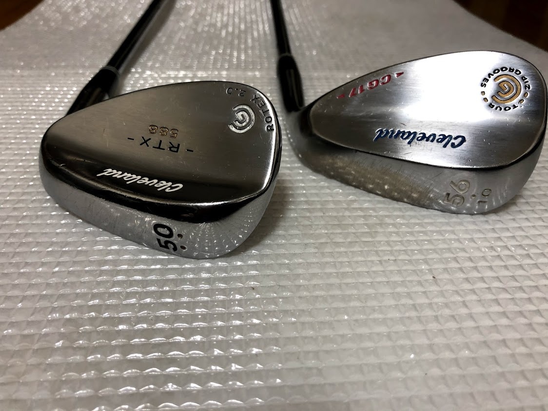 【人気，限定SALE】 CleveLand ウェッジRTX588 50&deg;+CG17 56&deg;セット(クリーブランド)｜売買されたオークション情報、yahooの商品情報をアーカイブ公開 - オークファン 男性右きき用