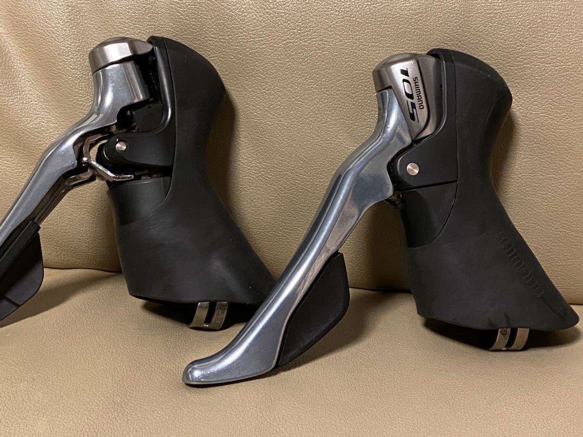 中古】SHIMANO 105 デュアルコントロールレバー STI ST-5800 11s 左右